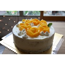 芒果鮮奶油蛋糕 (限店取)